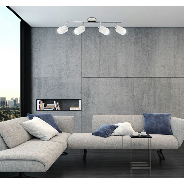 Lampa Trans Listwa 4X40W G9 Chrom Candellux