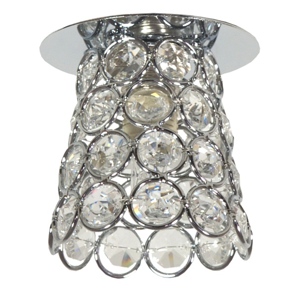 Oprawa Stropowa Dekoracyjna Sk-72 Ch/Tr G9 Chrom 1X40W G9 Kryształ Transparent Candellux