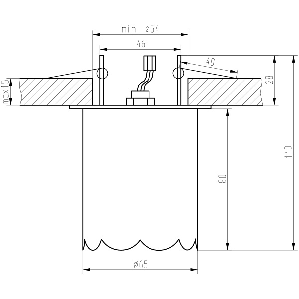 Oprawa Stropowa Dekoracyjna Sk-73 Ch/Tr G9 Chrom 1X40W G9 Kryształ Transparent Candellux