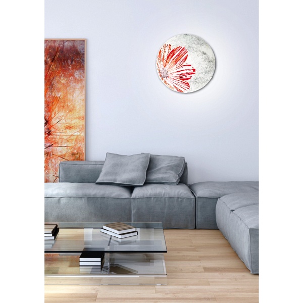 Spring Lampa Sufitowa Plafon 30 1X60W E27 Czerwony Candellux