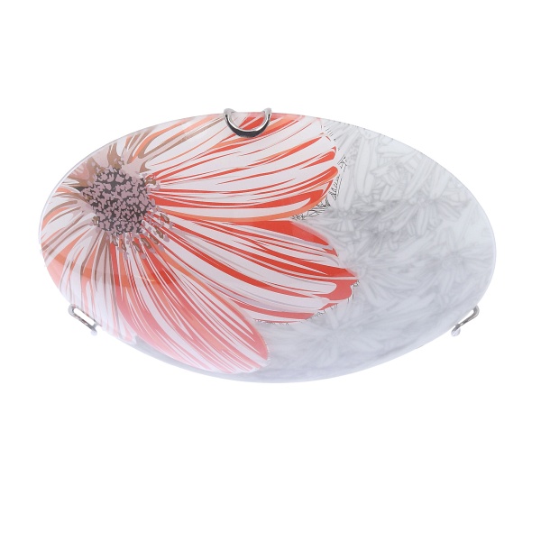 Spring Lampa Sufitowa Plafon 30 1X60W E27 Czerwony Candellux