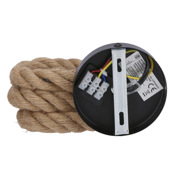 Zawiesie Metalowe Rl-Lpp060Cx 1X60W E27 Sznurowe Candellux