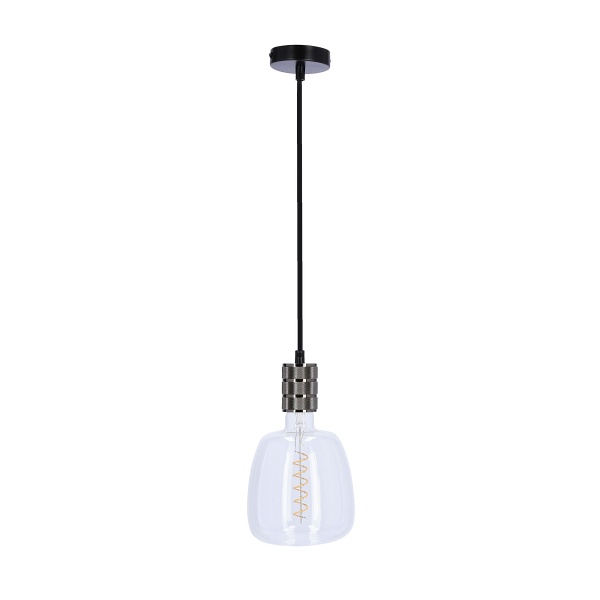 Zawiesie Metalowe Rl-Lpp060Ax 1X60W E27 Czarny Candellux