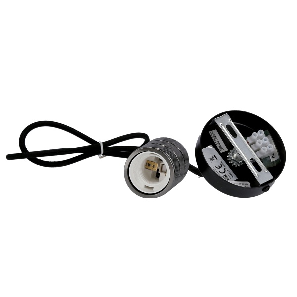 Zawiesie Metalowe Rl-Lpp060Ax 1X60W E27 Czarny Candellux