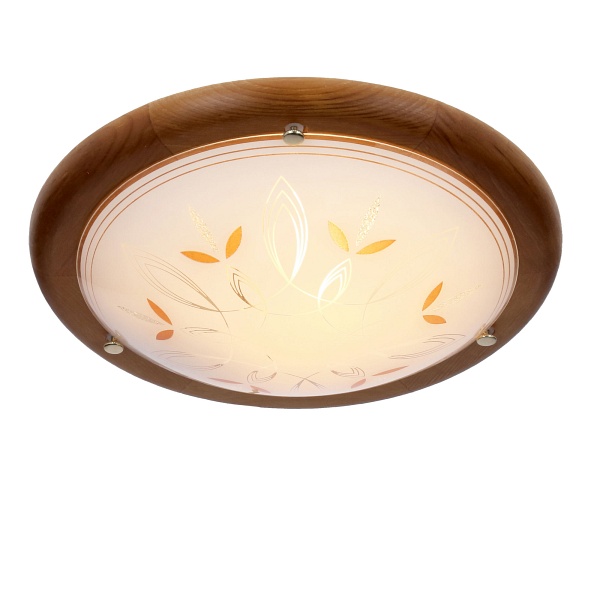 Rustica Lampa Sufitowa Plafon 30 Drewno Standard 1X60 W E27 Dąb Candellux