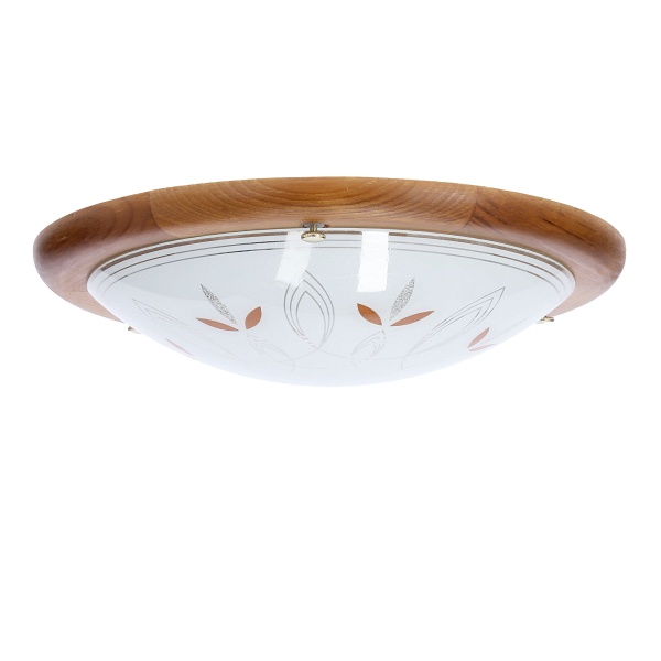 Rustica Lampa Sufitowa Plafon 30 Drewno Standard 1X60 W E27 Dąb Candellux
