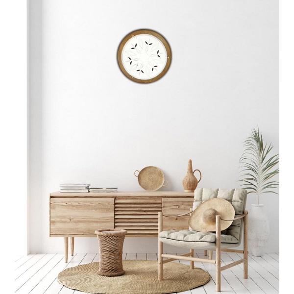 Rustica Lampa Sufitowa Plafon 30 Drewno Standard 1X60 W E27 Dąb Candellux