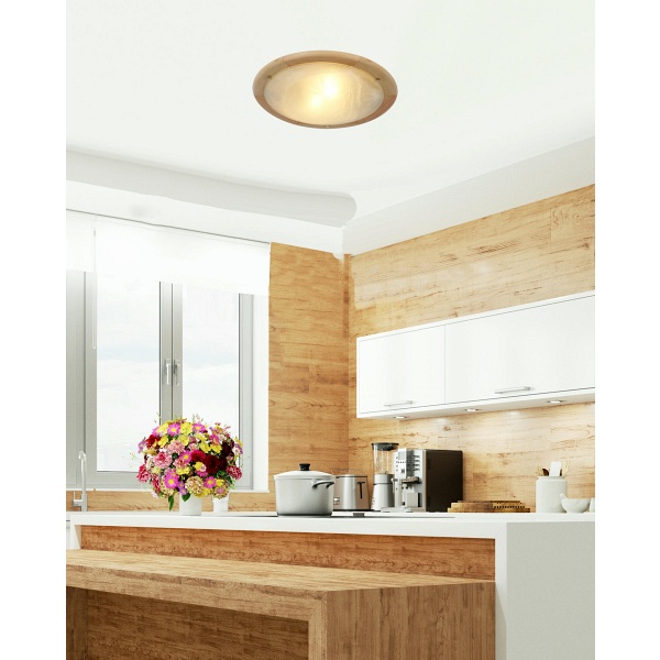 Bamboo Lampa Sufitowa Plafon 30 Drewno Standard 1X60 W E27 Sosna Candellux