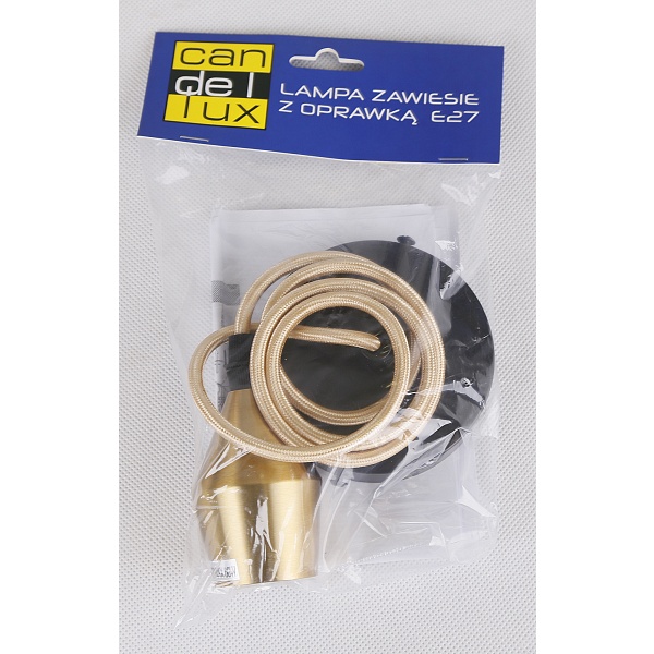 Zawiesie Metalowe Rl-Lpp060B 1X60W E27 Złoty Candellux