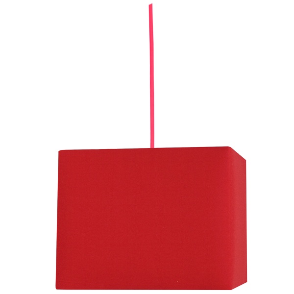 Basic Lampa Wisząca 30 1X60W E27 Czerwony Candellux