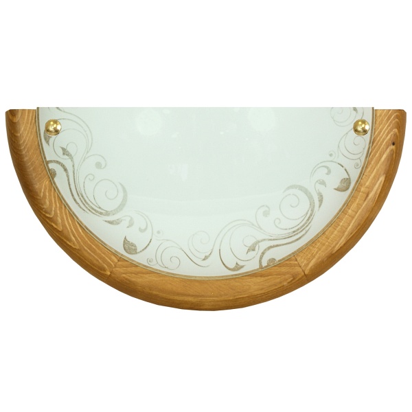 Herba Plafon 0,5 Drewno Standard 1X60 W E27 Dąb Candellux