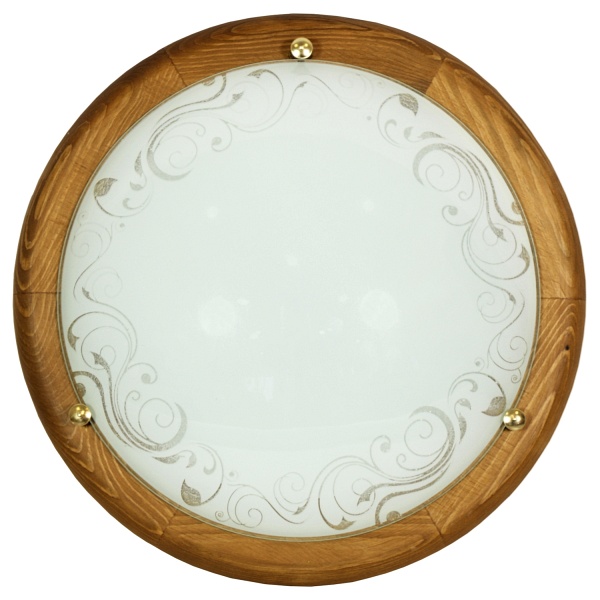 Herba Plafon 30 Drewno Standard 1X60 W E27 Dąb Candellux