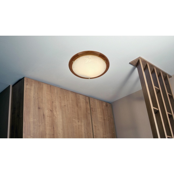 Herba Plafon 30 Drewno Standard 1X60 W E27 Dąb Candellux