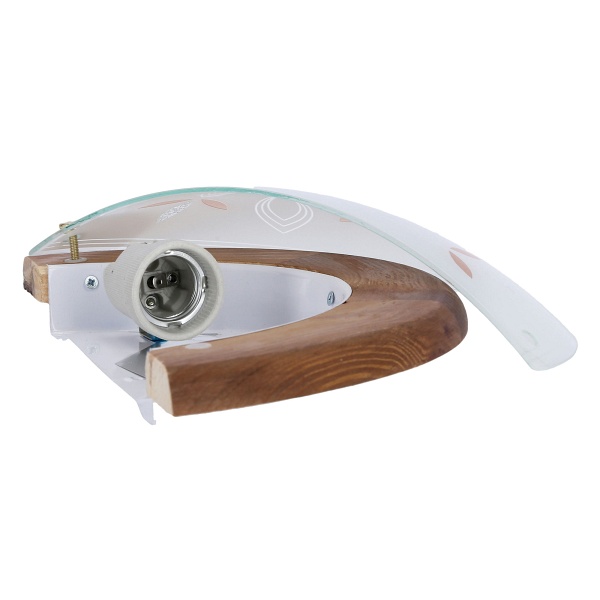 Rustica Lampa Sufitowa Plafon 0,5 Drewno Standard 1X60 W E27 Dąb Candellux