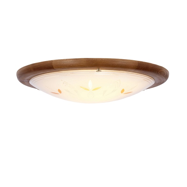 Rustica Lampa Sufitowa Plafon 40 Drewno Standard 1X60 W E27 Dąb Candellux