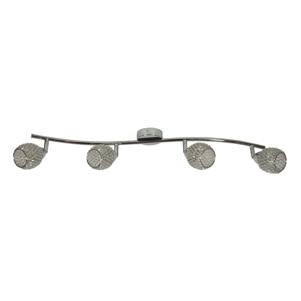 Clear Lampa Sufitowa Listwa 4X40W G9 Transparentny Candellux