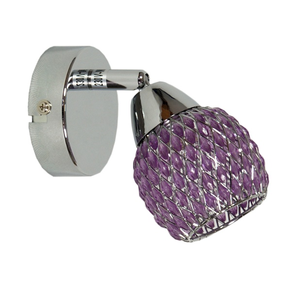 Clear Lampa Kinkiet 1X40W G9 Fiolet Candellux