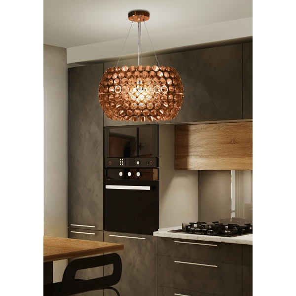Lampa wisząca Abros 40 miedziana 1x60w - Candellux