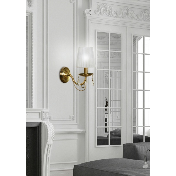 Dynasty Lampa Kinkiet 1X40W E14 Patyna Candellux