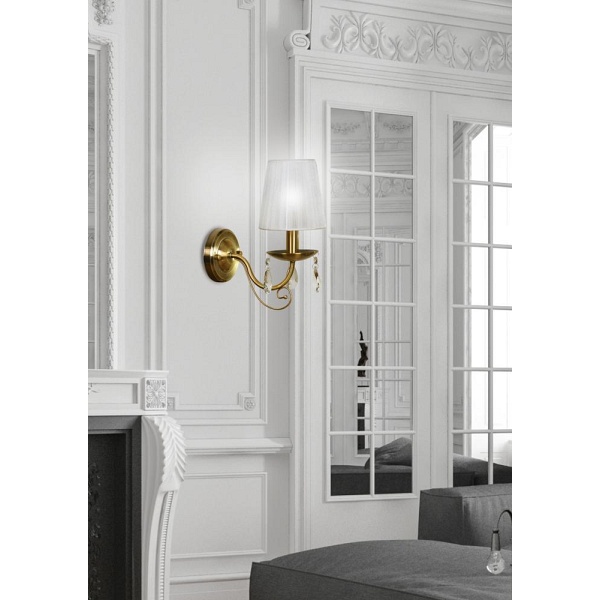 Dynasty Lampa Kinkiet 1X40W E14 Patyna Candellux