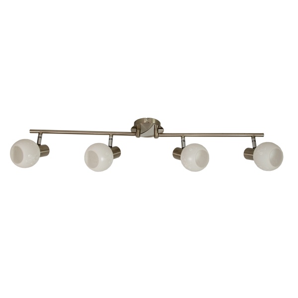 Avila Lampa Sufitowa Listwa 4X40W E14 Satyna Candellux