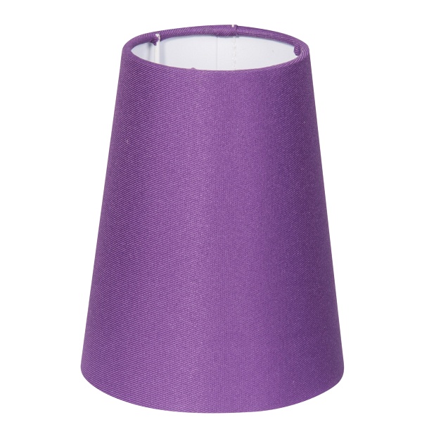 Abażur Cone Stożek (D-12,5 H-15)Cm E14 Fiolet Candellux