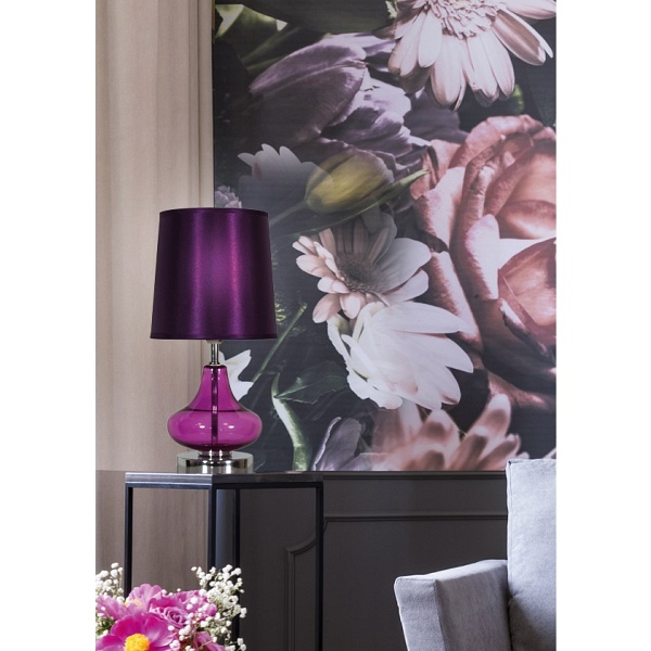 Alladina Lampa 1X40W E14 Fioletowa Candellux