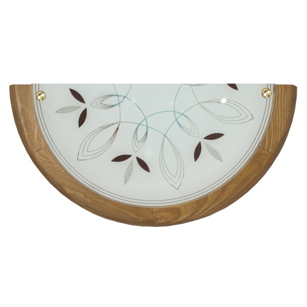 Rustica Plafon 0,5 Drewno Standard 1X60 W E27 Dąb Indeks Obi Candellux