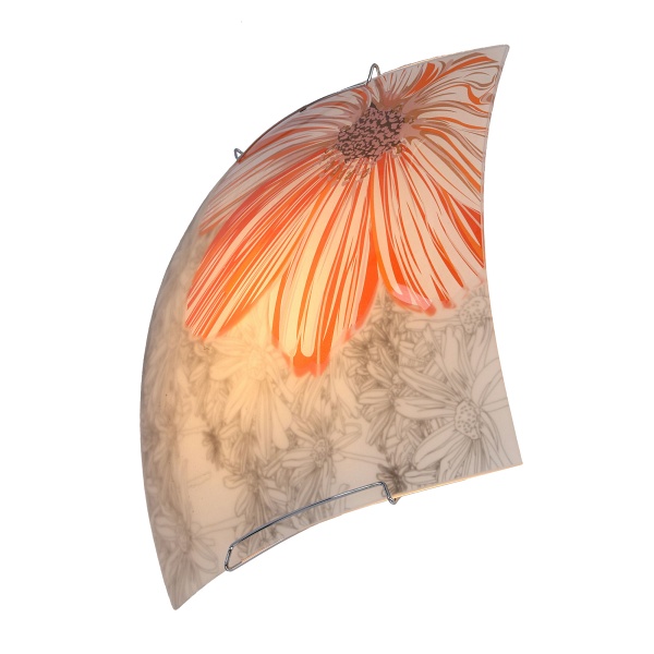 Spring Lampa Sufitowa Plafon 30X30 1X60W E27 Czerwony Candellux