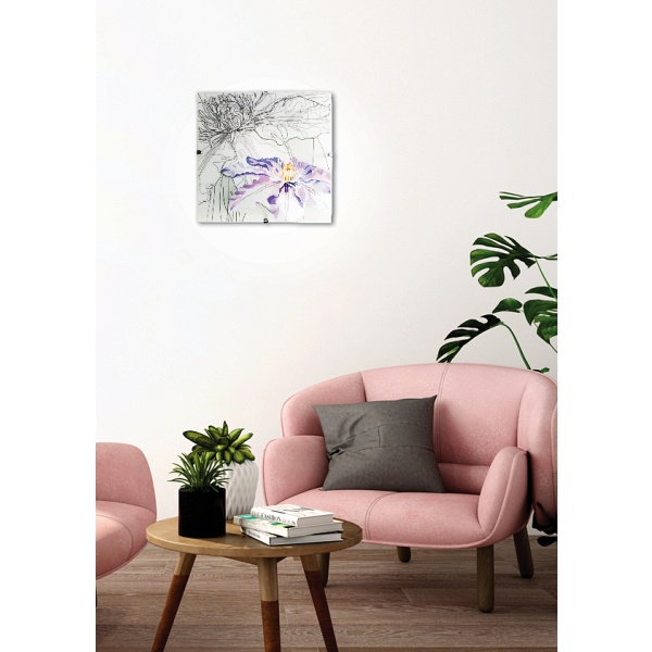 Spring Lampa Sufitowa Plafon 30X30 1X60W E27 Fioletowy Candellux