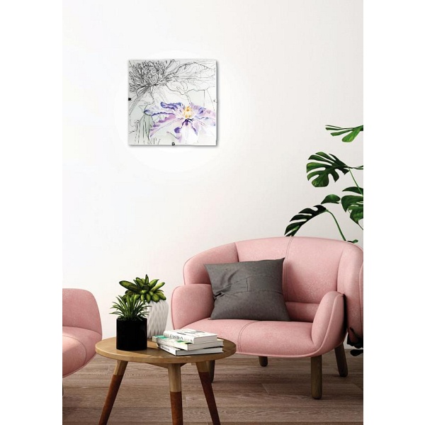 Spring Lampa Sufitowa Plafon 30X30 1X60W E27 Fioletowy Candellux