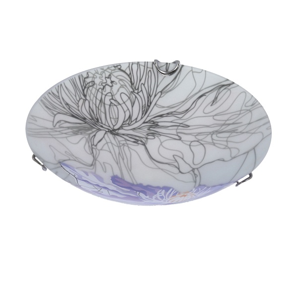 Spring Lampa Sufitowa Plafon 30 1X60W E27 Fioletowy Candellux