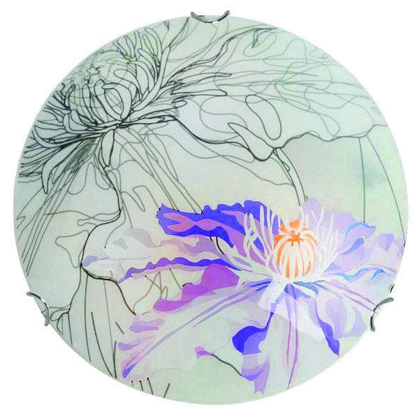 Spring Lampa Sufitowa Plafon 40 2X60W E27 Fioletowy Candellux