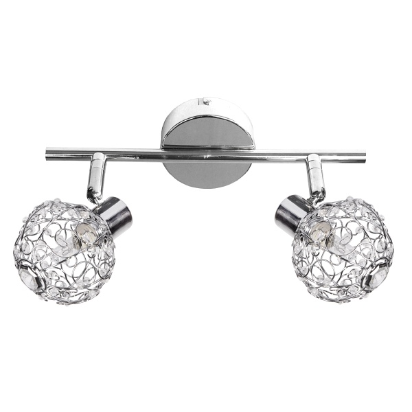 Collar Lampa Sufitowa Listwa 2X40W G9 Chrom Candellux