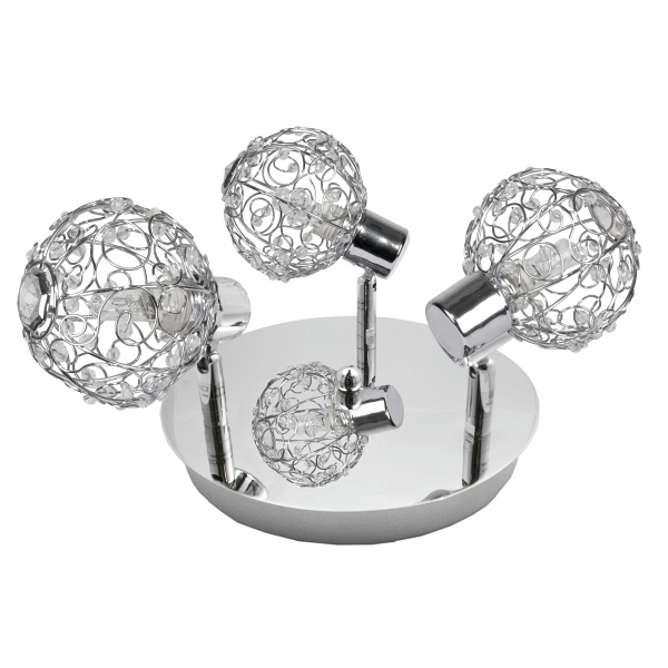 Collar Lampa Sufitowa Plafon 3X40W G9 Chrom Candellux