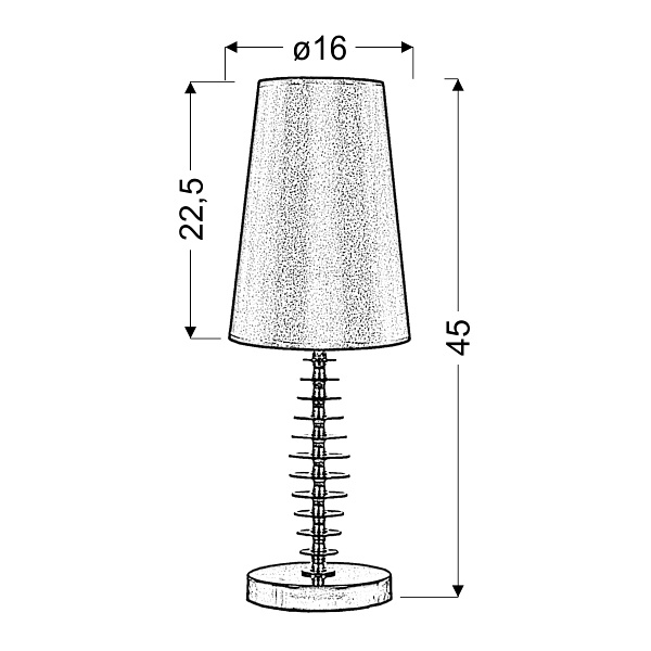 Fundi Lampa 1X60W E27 Czarna Candellux