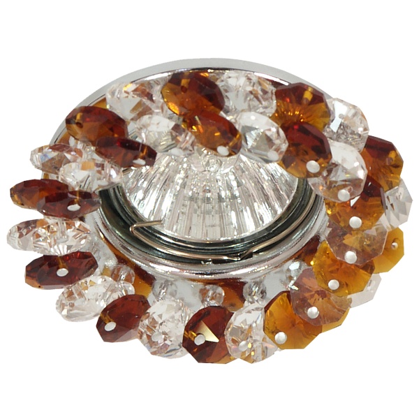Sk-78 Ch/Am Mr16 1X50W Chrom Opr. Strop. Dekoracyjna Bursztyn Candellux