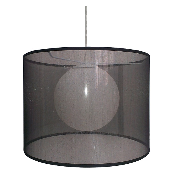 Chicago Lampa Wisząca 37 1X60W E27 Czarny Candellux