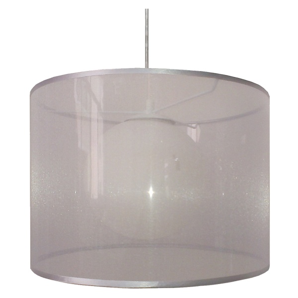 Chicago Lampa Wisząca 37 1X60W E27 Srebrny Candellux