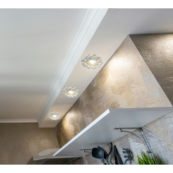 Sk-77 G/Tr Mr16 1X50W Złoto Opr. Strop. Dekoracyjna Transparent Candellux