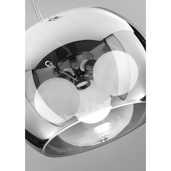 Gemo Lampa Wisząca 30 3X40W G9 Szklany Chrom Candellux