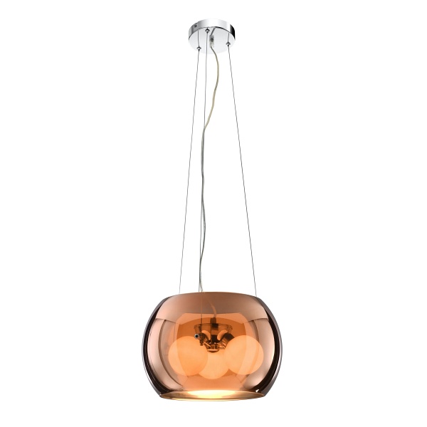 Gemo Lampa Wisząca 30 3X40W G9 Szklany Złoty Candellux