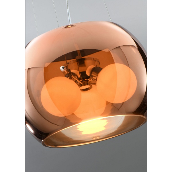Gemo Lampa Wisząca 30 3X40W G9 Szklany Złoty Candellux