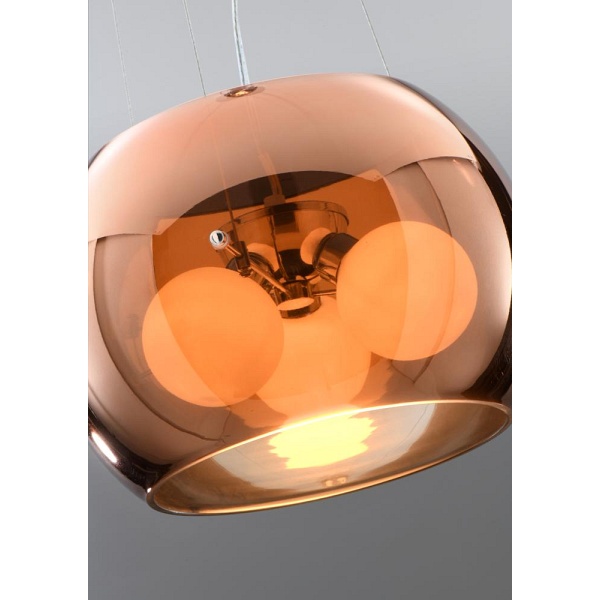 Gemo Lampa Wisząca 30 3X40W G9 Szklany Złoty Candellux