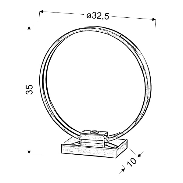 Circle Lampa Gabinetowa 9W Led Chrom Candellux