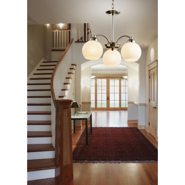 Tobago Lampa Wisząca 3X60W E27 Satyna Candellux