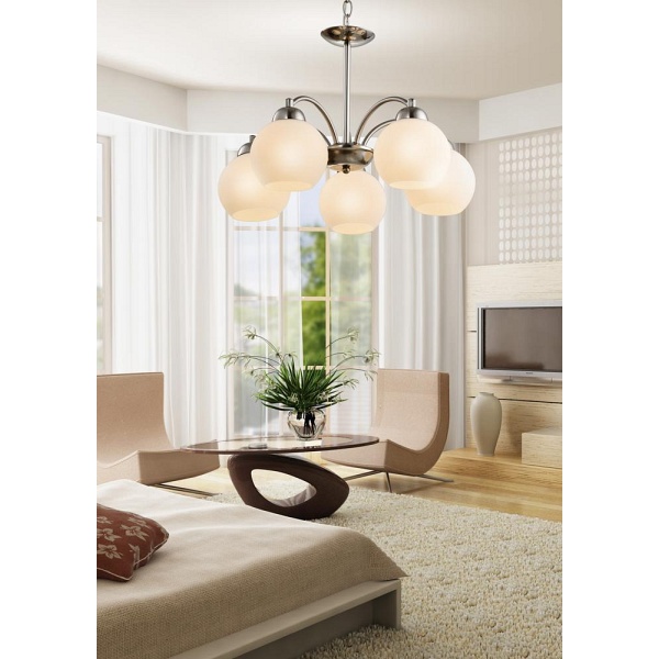 Tobago Lampa Wisząca 5X60W E27 Satyna Candellux