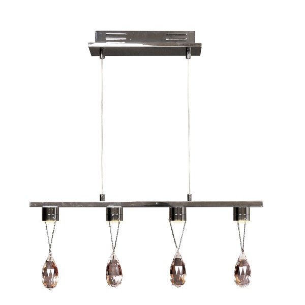 Prisma Lampa Wisząca 4X3W Led Chrom Candellux