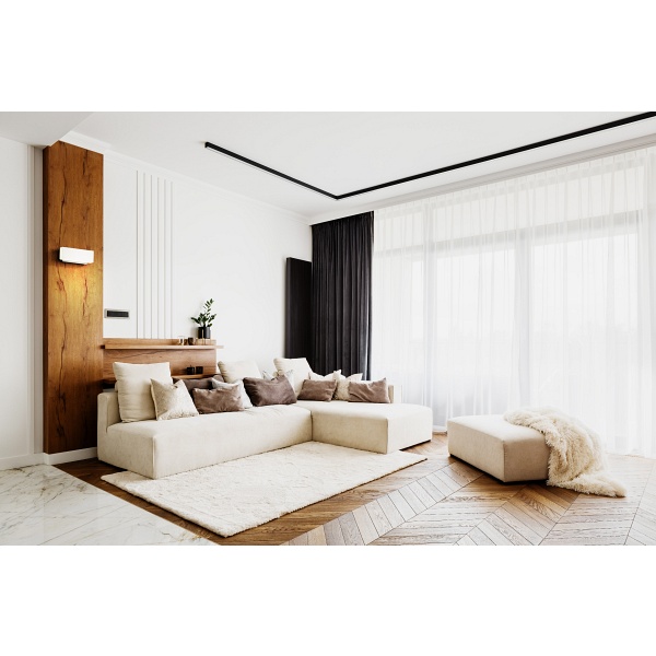 Lander Lampa Kinkiet 10W Led Biały Candellux