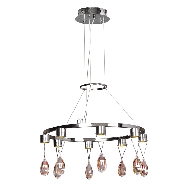 Prisma Lampa Wisząca 8X3W Led Chrom Candellux